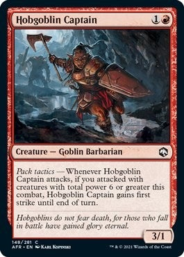 Image for Hobgoblin Captain (148) (AFR) - Magic: The Gathering