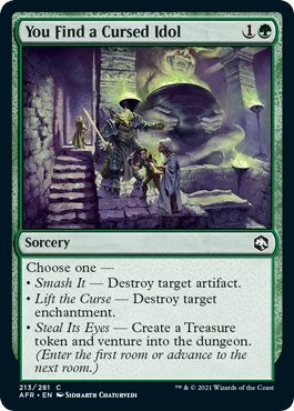 Image for You Find a Cursed Idol (213) - Magic: The Gathering