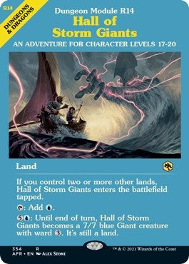 Image for Hall of Storm Giants (Dungeon Module) (354) (AFR) - Magic: The Gathering