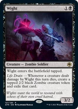 Image for Wight (127) - Magic: The Gathering