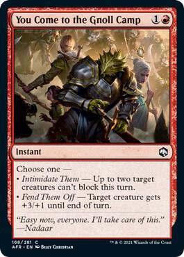 Image for You Come to the Gnoll Camp (168) - Magic: The Gathering