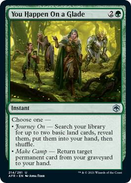 Image for You Happen On a Glade (214) - Magic: The Gathering