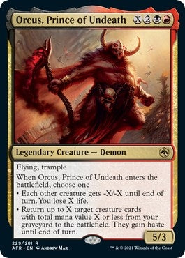Image for Orcus, Prince of Undeath (229) (AFR) - Magic: The Gathering