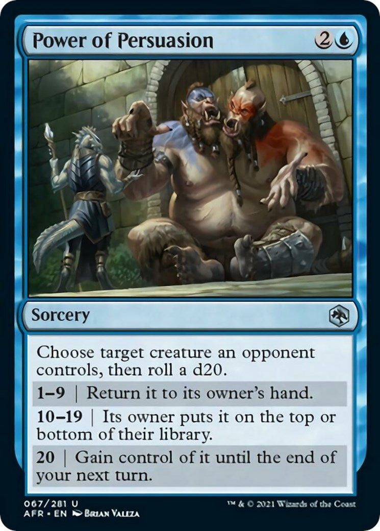 Image for Power of Persuasion (67) (AFR) - Magic: The Gathering