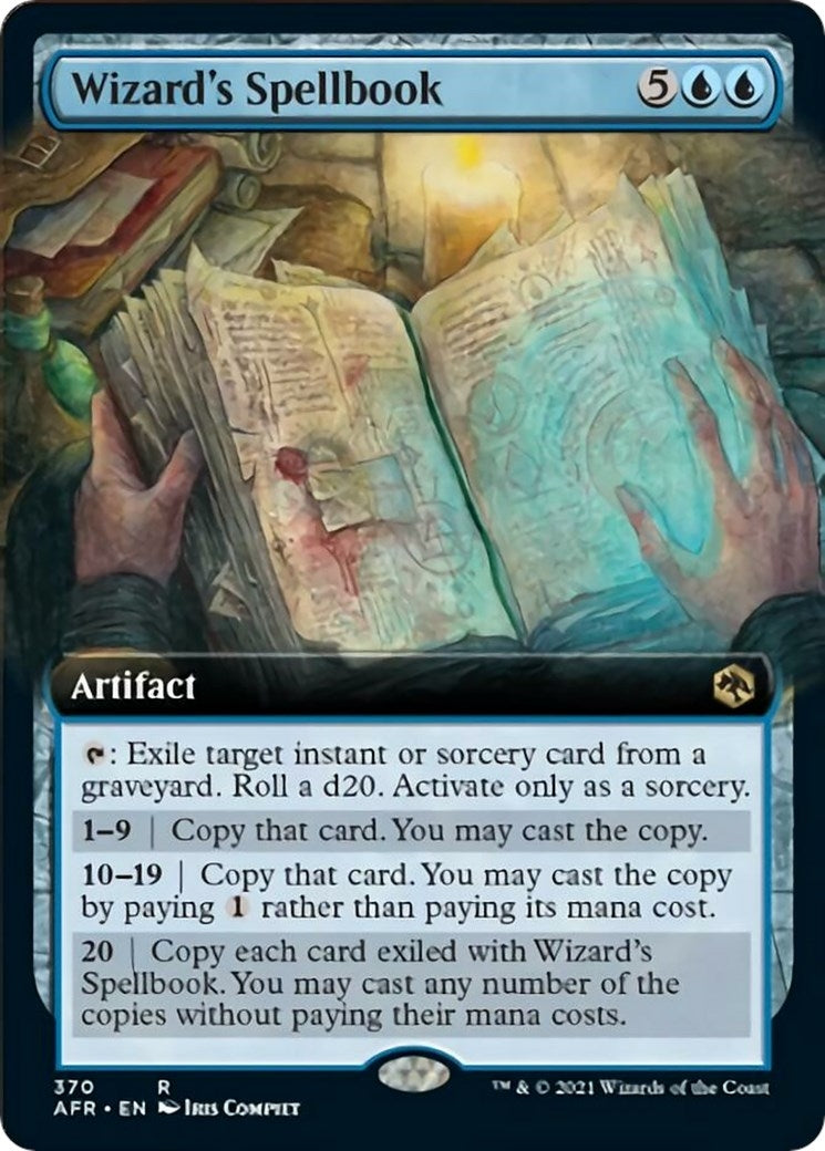 Image for Wizard's Spellbook (Extended Art) (370) - Magic: The Gathering