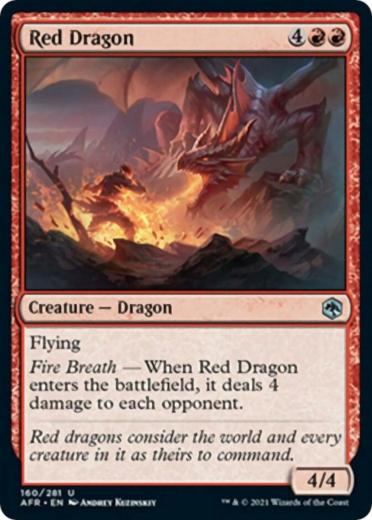 Image for Red Dragon (160) (AFR) - Magic: The Gathering