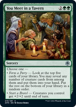 Image for You Meet in a Tavern (215) - Magic: The Gathering