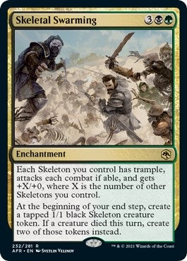 Image for Skeletal Swarming (232) - Magic: The Gathering