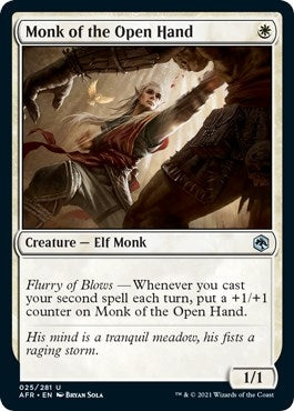 Image for Monk of the Open Hand (25) (AFR) - Magic: The Gathering
