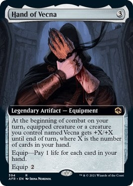 Image for Hand of Vecna (Extended Art) (394) (AFR) - Magic: The Gathering
