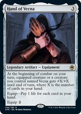 Image for Hand of Vecna (246) (AFR) - Magic: The Gathering