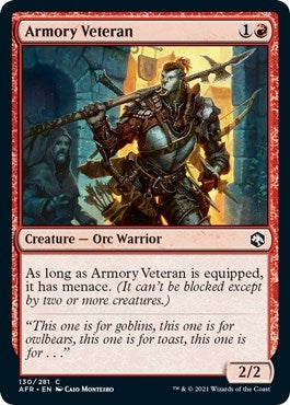 Image for Armory Veteran (130) (AFR) - Magic: The Gathering