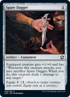 Image for Spare Dagger (250) (AFR) - Magic: The Gathering