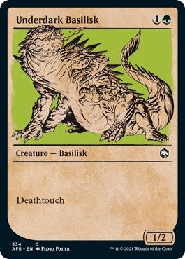 Image for Underdark Basilisk (Showcase) (334) - Magic: The Gathering