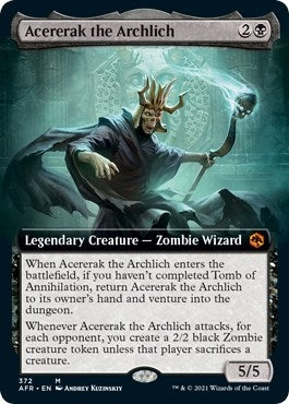 Image for Acererak the Archlich (Extended Art) (372) (AFR) - Magic: The Gathering