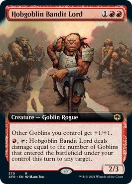 Image for Hobgoblin Bandit Lord (Extended Art) (379) (AFR) - Magic: The Gathering