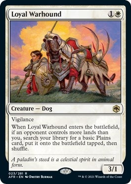 Image for Loyal Warhound (23) - Magic: The Gathering