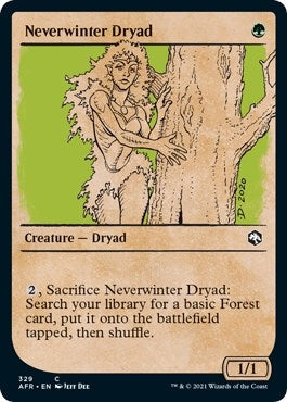 Image for Neverwinter Dryad (Showcase) (329) (AFR) - Magic: The Gathering