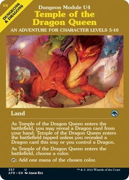 Image for Temple of the Dragon Queen (Dungeon Module) (357) (AFR) - Magic: The Gathering