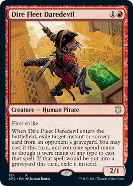 Image for Dire Fleet Daredevil (121) - Magic: The Gathering