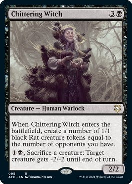 Image for Chittering Witch (95) - Magic: The Gathering