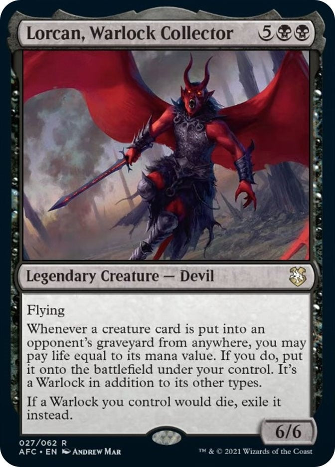 Image for Lorcan, Warlock Collector (27) - Magic: The Gathering
