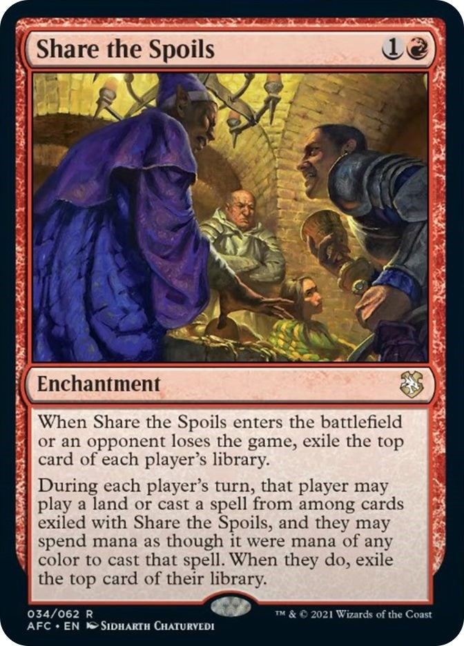 Image for Share the Spoils (34) (AFC) - Magic: The Gathering