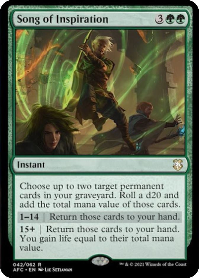 Image for Song of Inspiration (42) - Magic: The Gathering