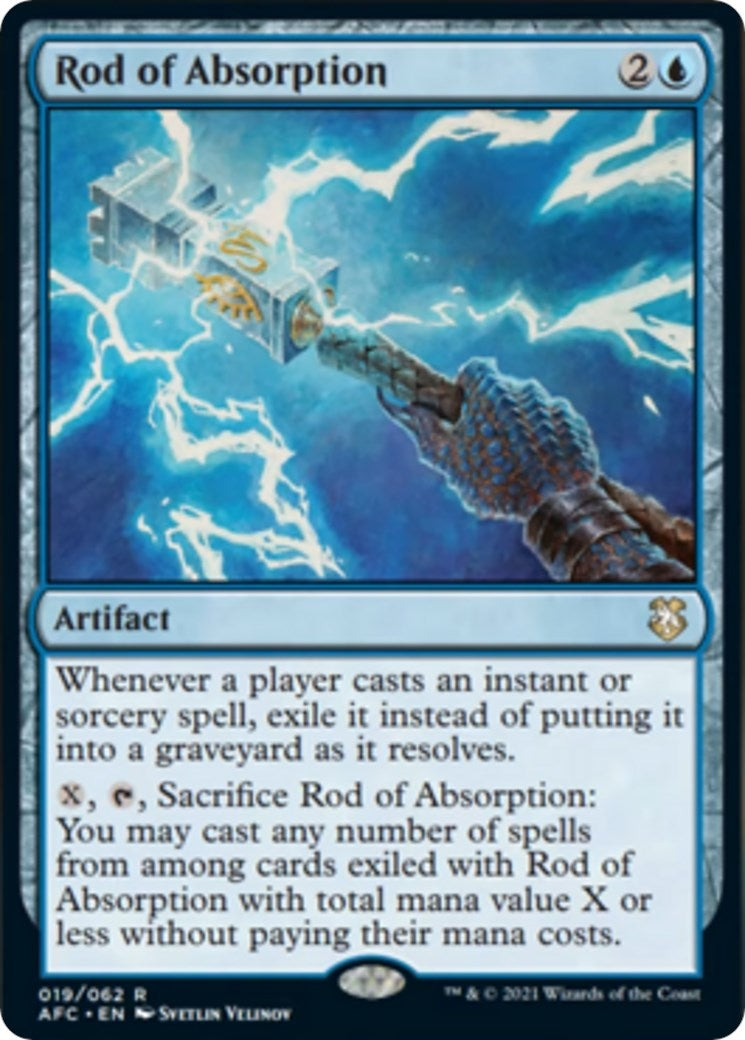 Image for Rod of Absorption (19) - Magic: The Gathering