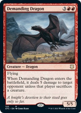 Image for Demanding Dragon (120) - Magic: The Gathering