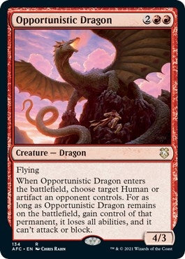 Image for Opportunistic Dragon (134) - Magic: The Gathering