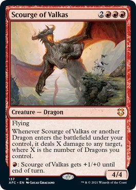 Image for Scourge of Valkas (137) - Magic: The Gathering