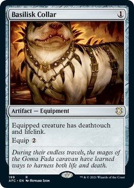 Image for Basilisk Collar (199) - Magic: The Gathering