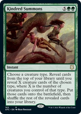 Image for Kindred Summons (163) - Magic: The Gathering