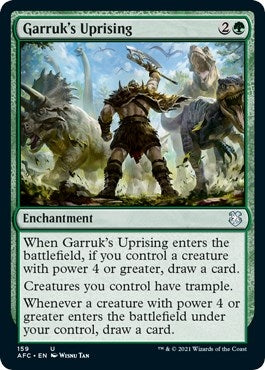 Image for Garruk's Uprising (159) - Magic: The Gathering