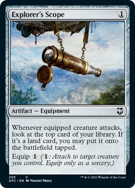 Image for Explorer's Scope (205) - Magic: The Gathering