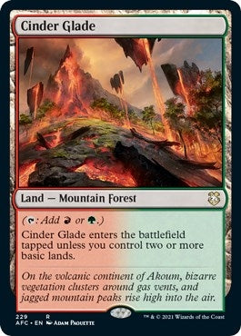 Image for Cinder Glade (229) - Magic: The Gathering