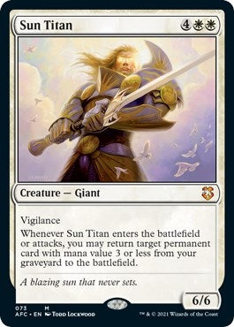 Image for Sun Titan (73) - Magic: The Gathering