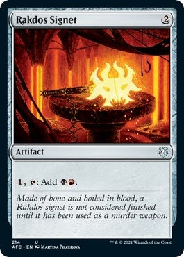 Image for Rakdos Signet (214) - Magic: The Gathering