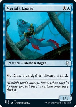 Image for Merfolk Looter (86) - Magic: The Gathering