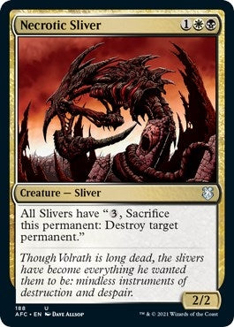 Image for Necrotic Sliver (188) - Magic: The Gathering