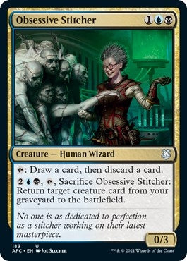 Image for Obsessive Stitcher (189) - Magic: The Gathering