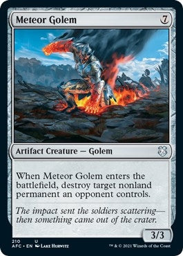 Image for Meteor Golem (210) - Magic: The Gathering