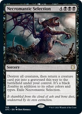 Image for Necromantic Selection (103) - Magic: The Gathering