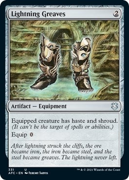 Image for Lightning Greaves (331) - Magic: The Gathering