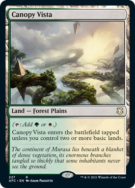 Image for Canopy Vista (227) - Magic: The Gathering
