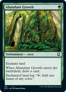 Image for Abundant Growth (150) (AFC) - Magic: The Gathering