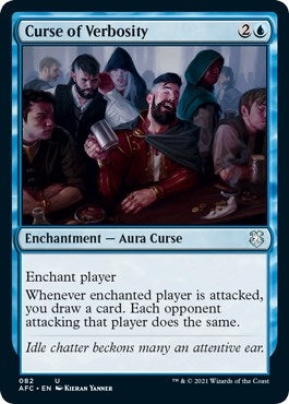 Image for Curse of Verbosity (82) - Magic: The Gathering
