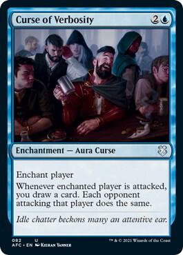 Image for Curse of Verbosity (82) - Magic: The Gathering