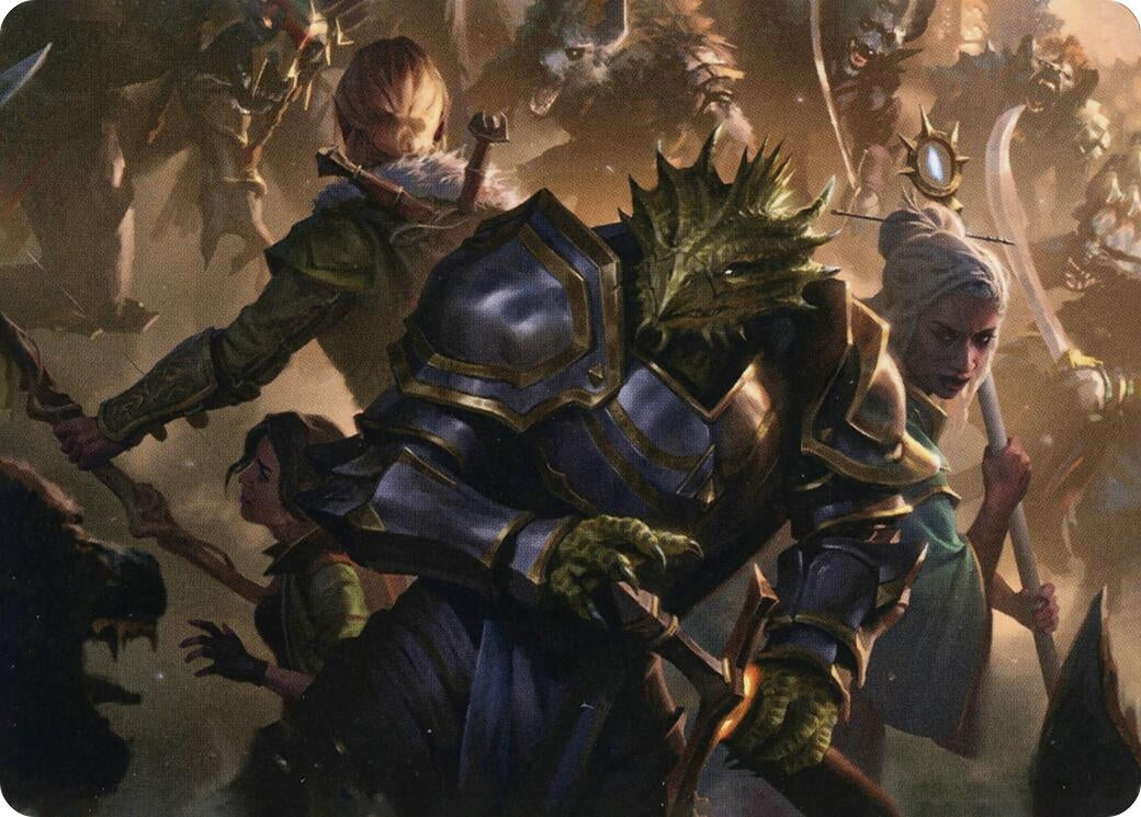 Image for You Come to the Gnoll Camp Art Card (42) (ASAFR) - Magic: The Gathering
